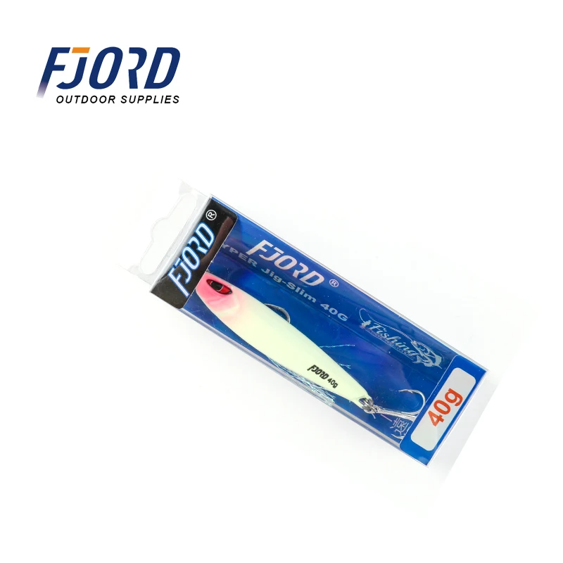 FJORD 40G 20G 30G 60G Hard Metal Jiging Spoon Fishing Lure Artificial Shore Casting Sinking Lead Bait Sea Bass Fishing Tackle