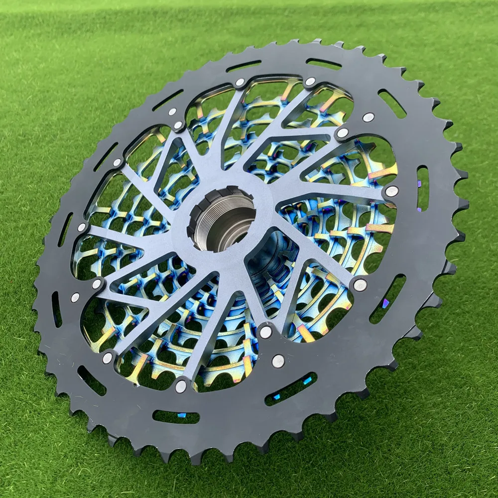 Bicycle Freewheel MTB 12 Speed 9-50T XD Cassette Ultralight CNC Steel Colorful 380g Ultimate 12 Speed 12v Sprocket 1299 K7 ULT