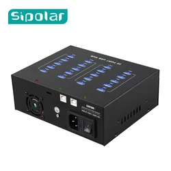 Sipolar Industrial Grade Mountable 20 Ports USB 2.0 Hub For 3G 4G Modem/dongle /USB Stick Raspberry Pi 4 3d Printer Mining