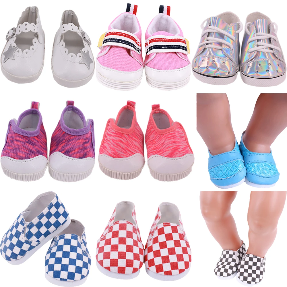 7 cm Doll Shoes For 43 cm Born Baby Clothes Items Accessories & 18 Inch American Doll Girl Toy & Nenuco,Gift