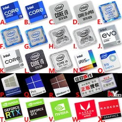 Oryginalny rdzeń i9 core 8 9 10 11 generacji EVO laptop desktop label CPU sticker