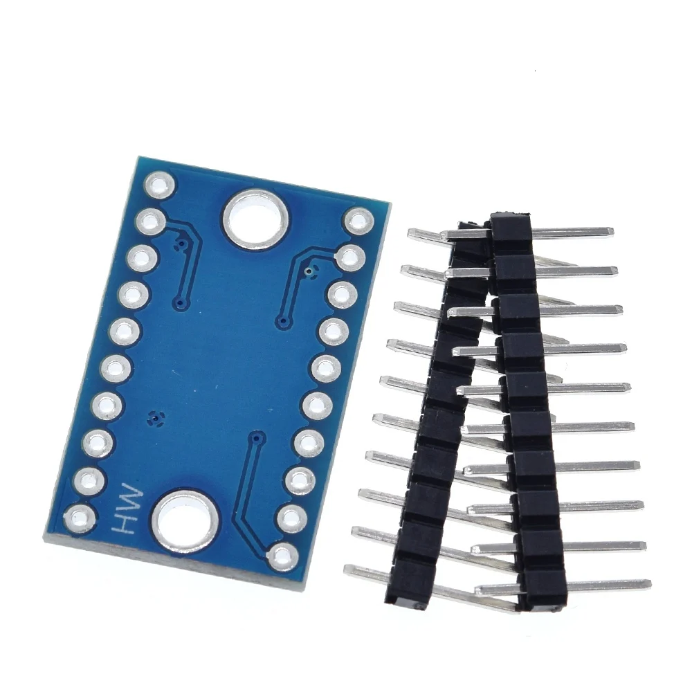 TZT 1/3/5 Stück 8-Kanal-Dual-Loch-Logikpegel-Konverter TXS0108 TXS0108E Bidirektionales Spannungsmodul für Arduino mit Pins – Detail 4