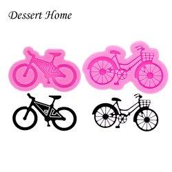 DY0556 Glossy Resin Bicycle Molds, Mold for Keychain , Silicone Molds DIY Epoxy Jewellery Making, Motorcycle Clay Molds