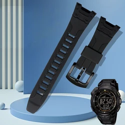 For Casio PROTREK watch PRG-110Y/C/PRW-1300Y/PRG-130Y/PRW-1500Y men's resin silicone watchband accessories watchband free tool