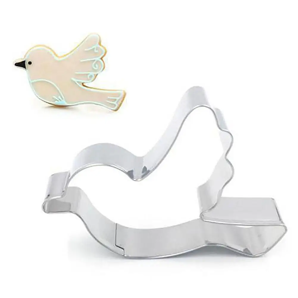 Bird Shape Stainless Steel Cookies Chocolate Cookie Cutter Mold Baking Tool Kitchen Supplies For Kids Party