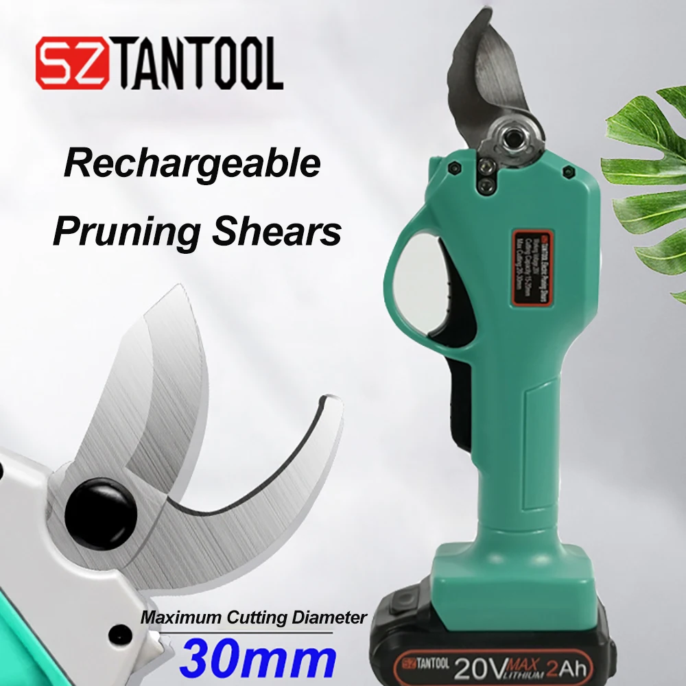 

20V Wireless Electric Rechargeable Scissors Pruning Shears Garden Tool Branches Pruning Tools With Li-ion Battery