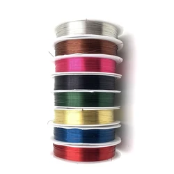 1 Roll High Quality Gold/Steel Color Wire Rope 0.3mm Handmade Beading Thread Accessories DIY Jewelry