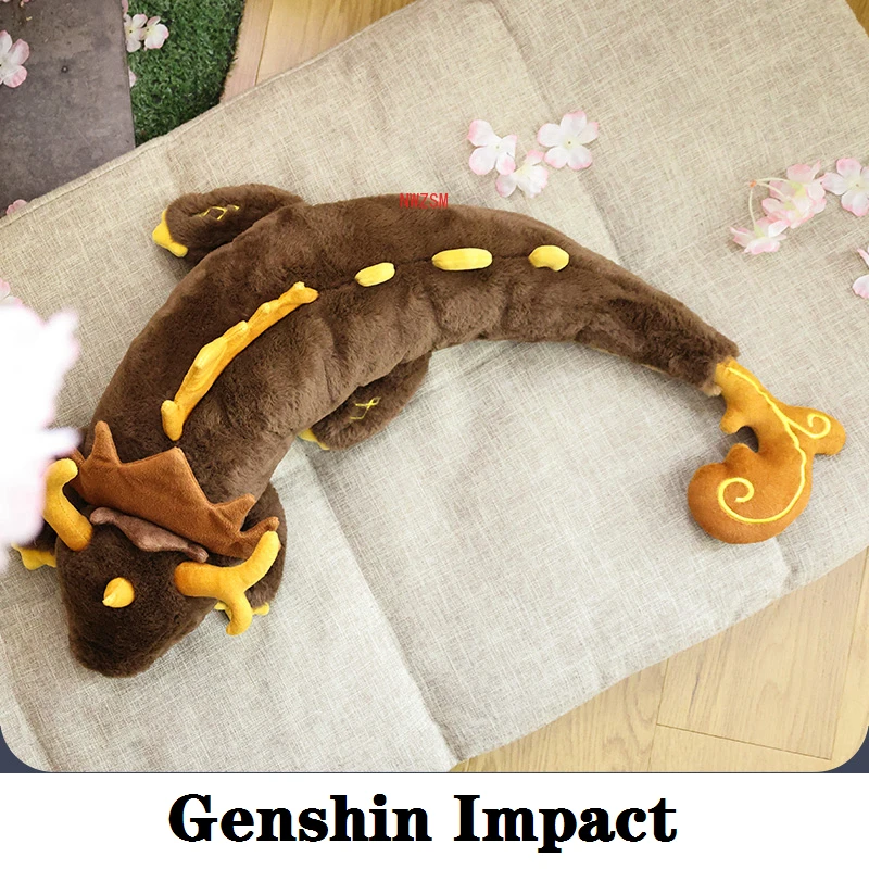 70cm Rock King Zhong Li Cosplay Game Genshin Impact Plush Doll Anime Project Soft Pillow Stuffed Toy Halloween Kids Xmas Gifts