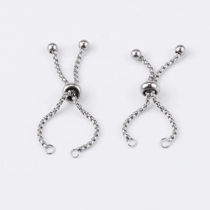 DoreenBeads Stainless Steel Adjustable Rings Connectors Accessories Gold Color DIY Making Charms Jewelry 4.5cm-6cm,1PC