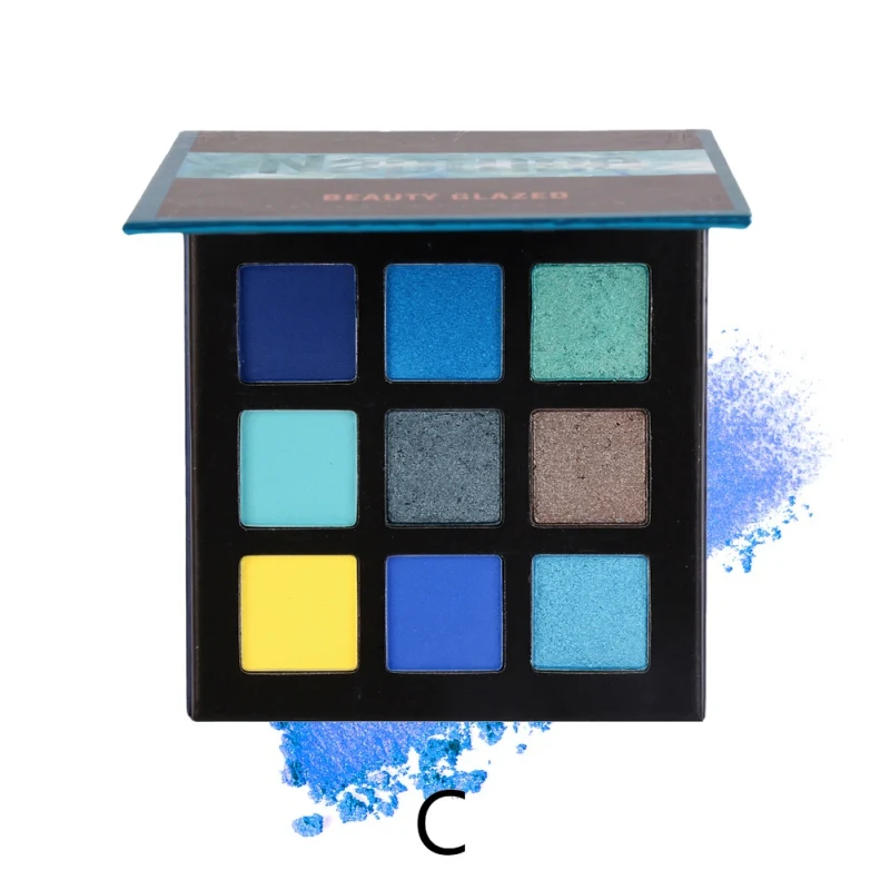 9 Colors Makeup Palette Eyeshadow Pallete Shimmer Pigmented Eye Shadow Maquiagem Shine Matte Long Lasting Waterproof