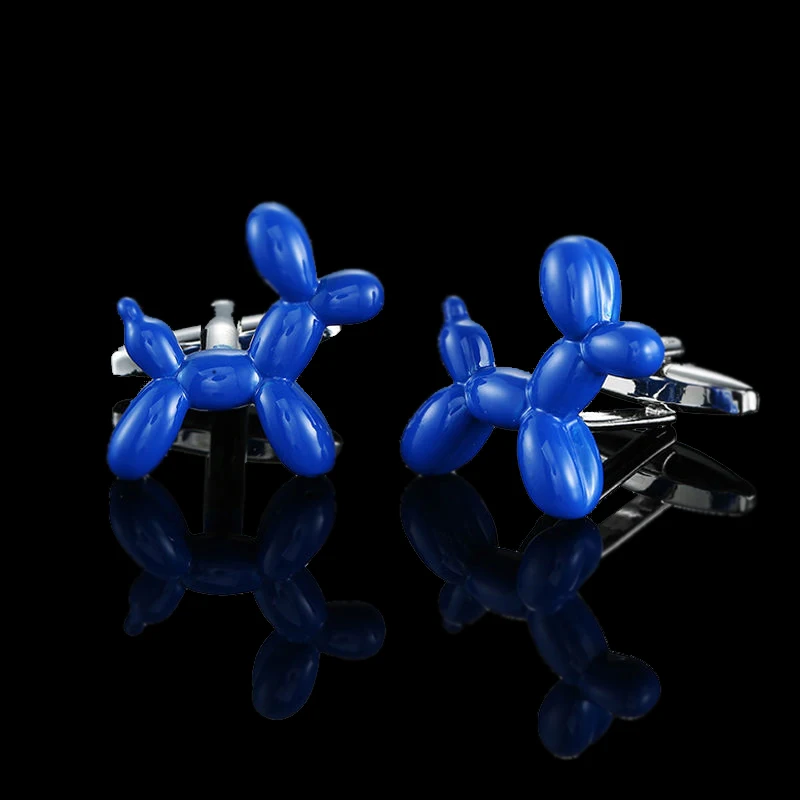 Men\'s Cufflinks Blue Butterfly Dog Globe Crystal Cuff Button High Quality French Shirt Cuffs Suit Accessories Wedding Jewelry