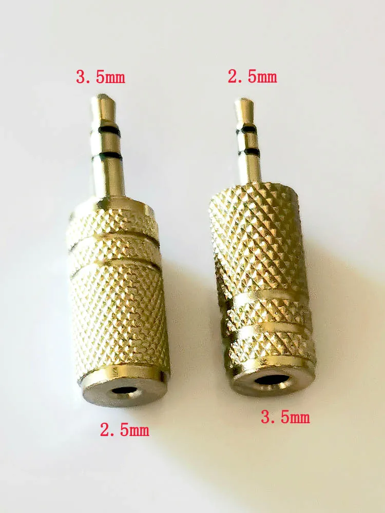 Adaptateur Audio Jack 3.5mm à 2.5mm, connecteur mâle 2.5mm à 3.5mm femelle pour câble de haut-parleur Aux, prise casque 3.5