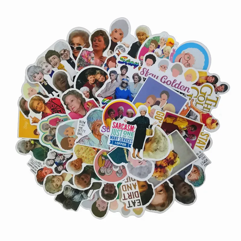 10/30/50Pcs The Golden Girl Stickers Waterproof Decal Laptop Motorcycle Luggage Snowboard Fridge Car Pegatinas