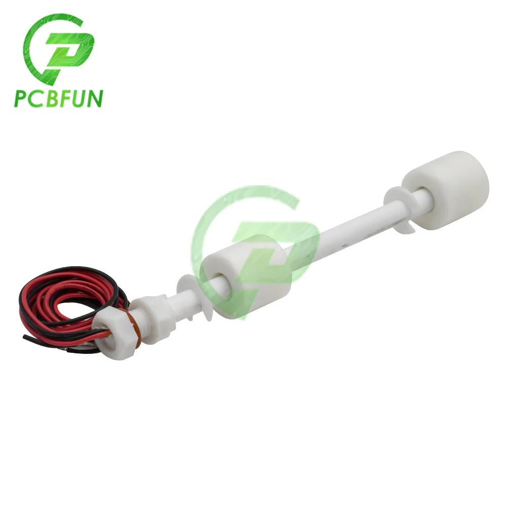 PP Liquid Water Level Sensor Anti-Corrosion Float Switch 150mm Normally Closed Double Ball Controller for Aquarium Tank Pools