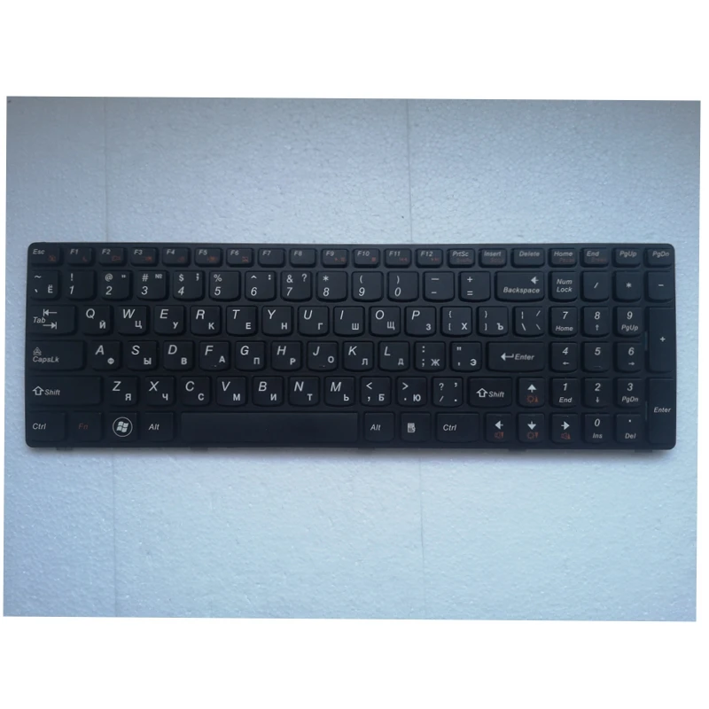 RU Laptop keyboard for LENOVO b590 V570 Z570 Z575 B570A B570G B575 B575A B580 25013347 with black frame RU