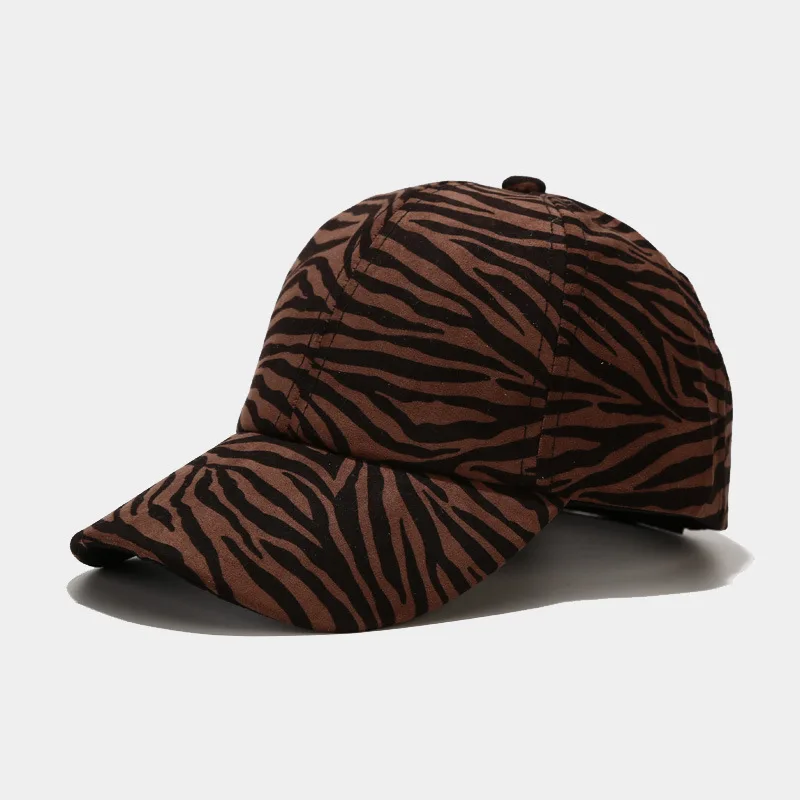 2021 Four Seasons Leopard Zebra Print Cotton Baseball Cap Adjustable Snapback Hats for Men and Women 236
