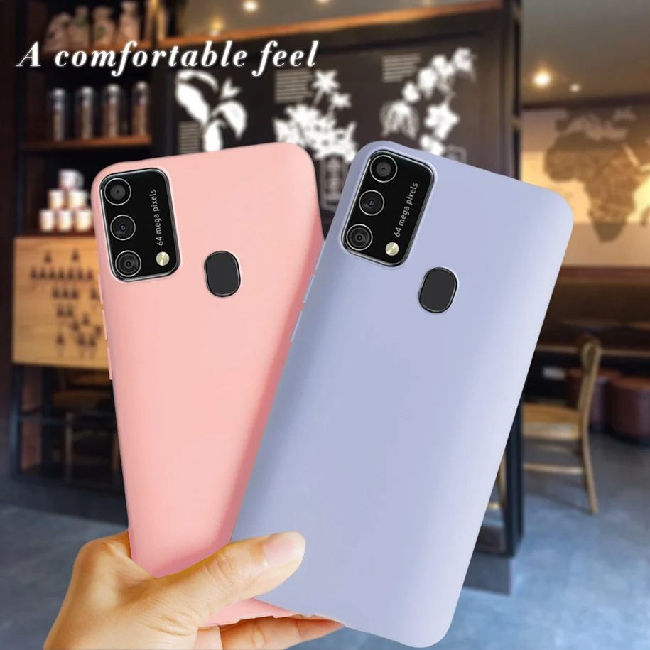 For Samsung M21 M31 M21S Case Liquid Silicone Soft TPU Slim Matte Cover For Samsung Galaxy M30s M307F M 31 M 21 M215F M315F Case