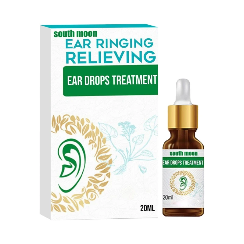 20ml Rapid Tinnitus Relief Ear Drops Ring Improve Concentration Boost Promote Blood Circulation Body Skin Care Beauty Health