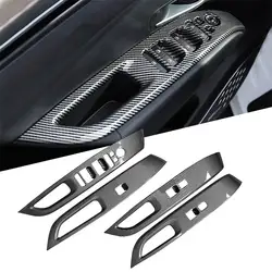 For Hyundai Tucson NX4 LHD 2021 2022 2023 Inner Door Window Glass Switch Button Cover Armrest Panel Trim Car Styling Accessories