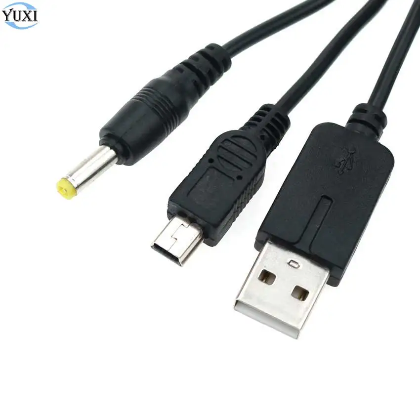 YuXi Charger Power Cord 2 in 1 USB Data Charge Cable Cord For Sony PSP 1000 2000 3000 Console