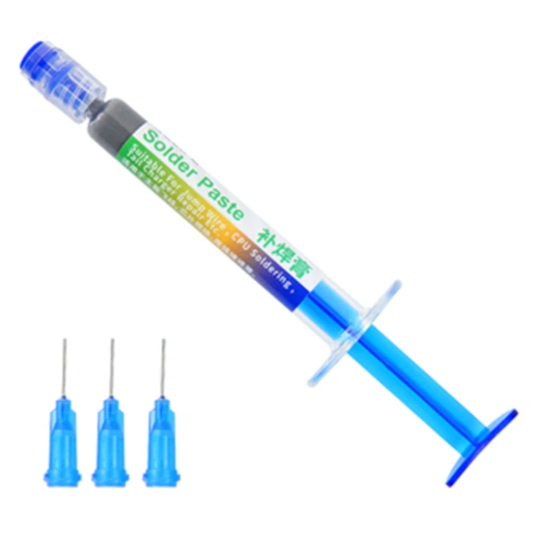 RELIFE RL-405 Low Temperature Lead-free Solder Paste Needle Tube Solder for Motherboard Jumper CPU Solder Tail Charger Repair