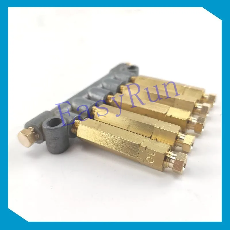 Detective volumetric Oil distributor/separator valve divider 5 outlets for centralized lubrication system