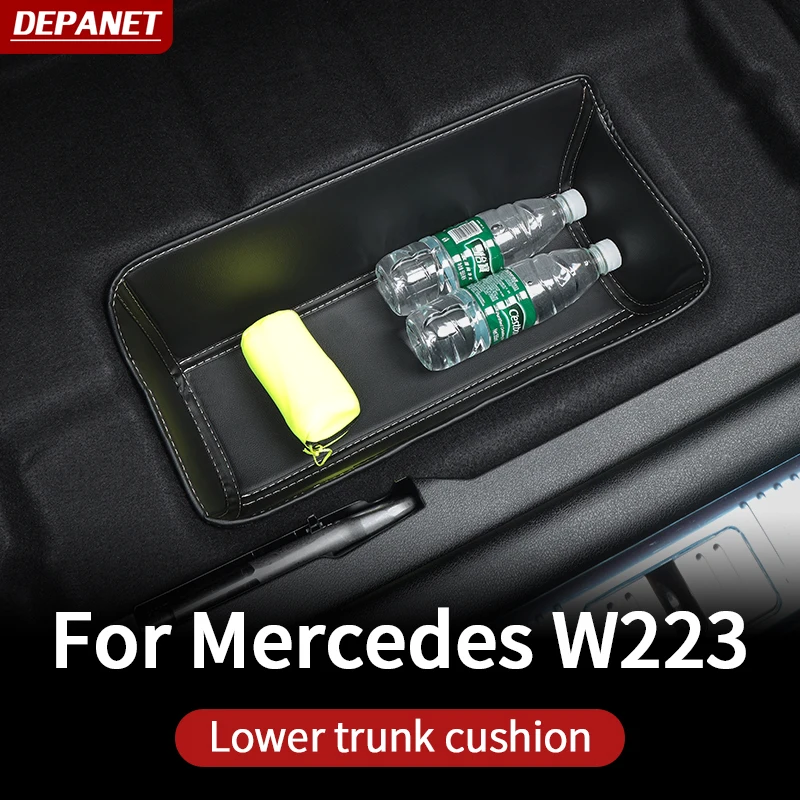 

Trim for Mercedes w223 S series class 2021~2024 trunk mat covers benz S400 S450 S550 amg supplies accessories