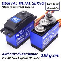 SPT5425LV 25kg Large Torque Digital Standard Servo Water Proof For 1:8 1:10 RC Car Climber Airplane Metal Gear Case