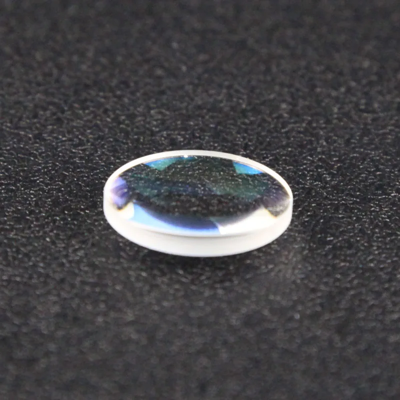Diameter 5.5mm Focal Length6.3mm Plano-convex Lens Magnifying Optical Glass Lens Prism Processing Plant