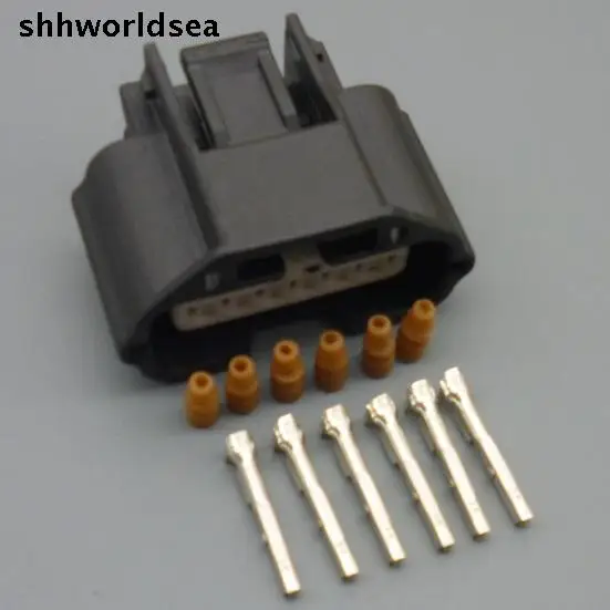 

worldgolden 5/30/100sets kit 6pin air metre, waterproof wire harness connectors 7283-8850-30 air flow meter plugs for nissan