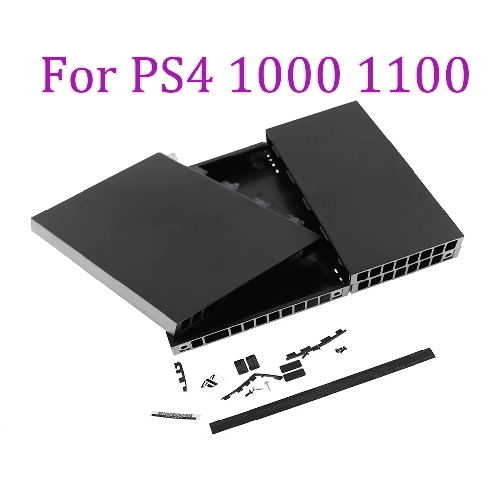 حافظة كاملة لوحدة التحكم PS4 حافظة كاملة مع مسامير لاصقة لجهاز PS4 1000 1100 1200 2000 لـ ps4 pro مع الشعار