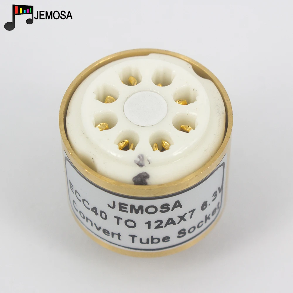 1PC ECC40 do 12AX7 12AU7 12AT7 ECC81 ECC82 ECC83 7025 CV4003 5751 DIY HIFI Audio wzmacniacz lampy elektronowej konwersji Adapter gniazda