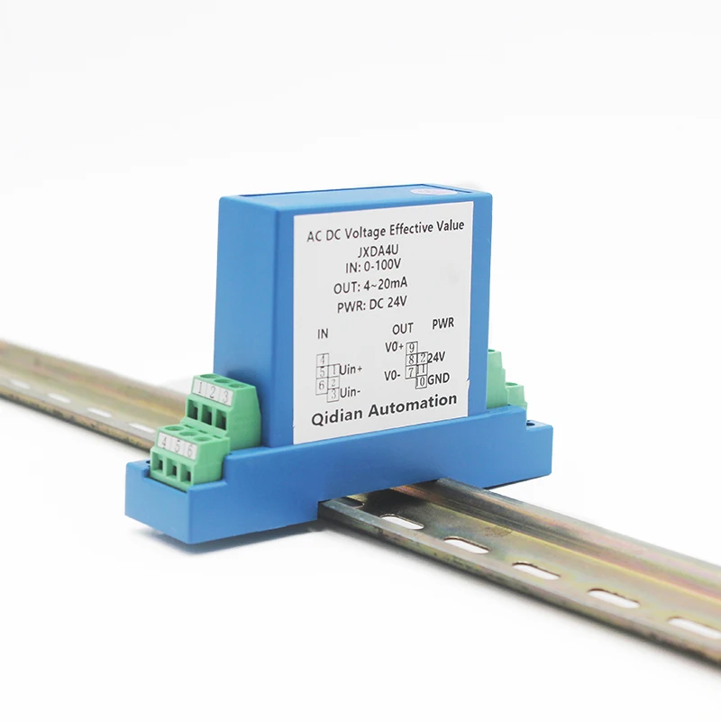 JXDA4U DC0-1000V DC0-500V sensore di tensione trasmettitore di tensione cc 0-75mV trasduttore di tensione RS485