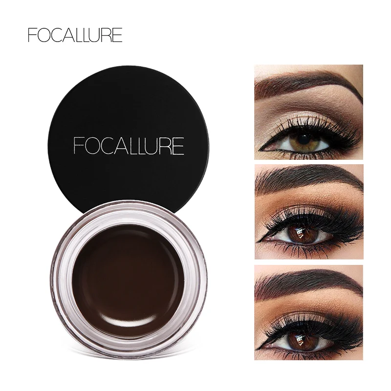 FOCALLURE Eye Gel Waterproof Gel New Makeup Black Long Lasting Liquid Gel Nice Delineador Gel To Women