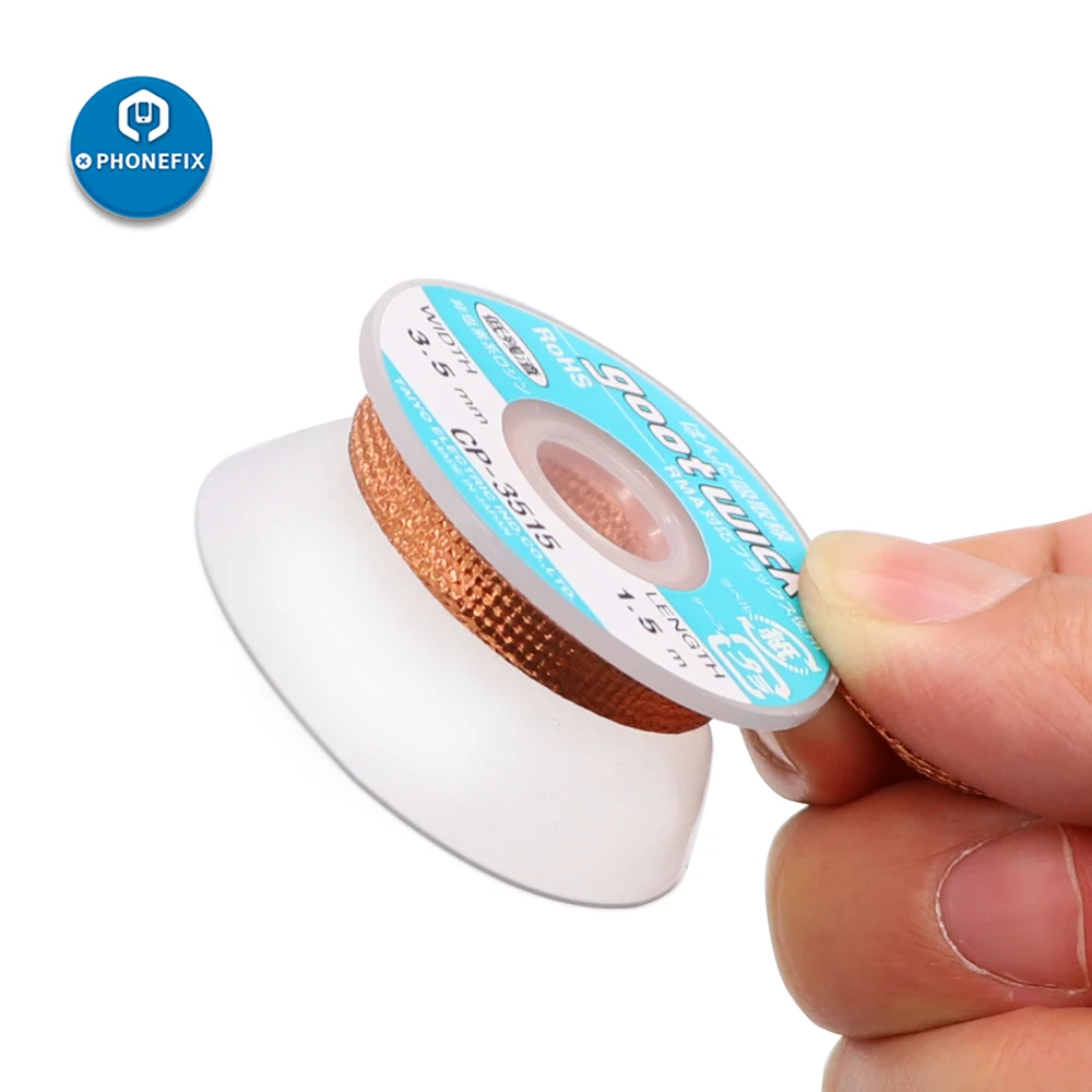 100% Japan goot wick RoHS Desoldering Braid Solder Remover Wick BGA Absorbtion Line Sucking Tin Belt for BGA Repair Tools