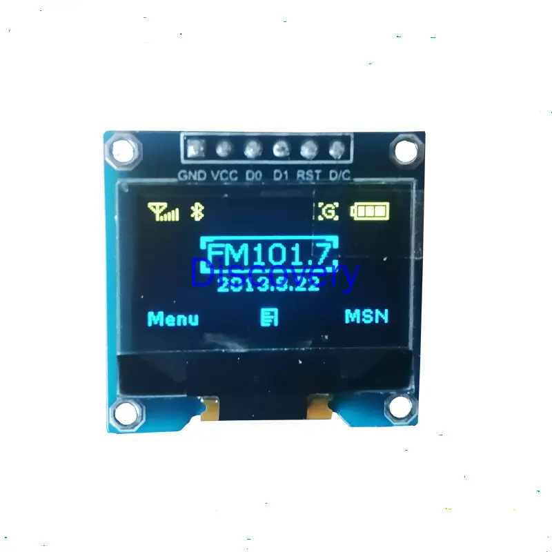 0.96 Inch OLED LCD Display Module SPI Blue Yellow Blue White Stm32/51/ Routine