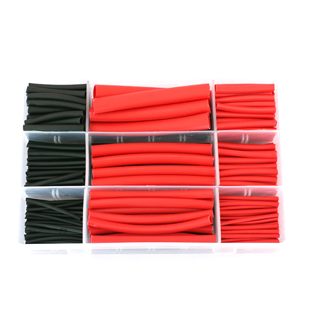 

270PCS 3:1 Red Heat Shrink Tube kit Wall Tubing Shrinkable Tube Shrinking Assorted Polyolefin Insulation Sleeving Wire Cable