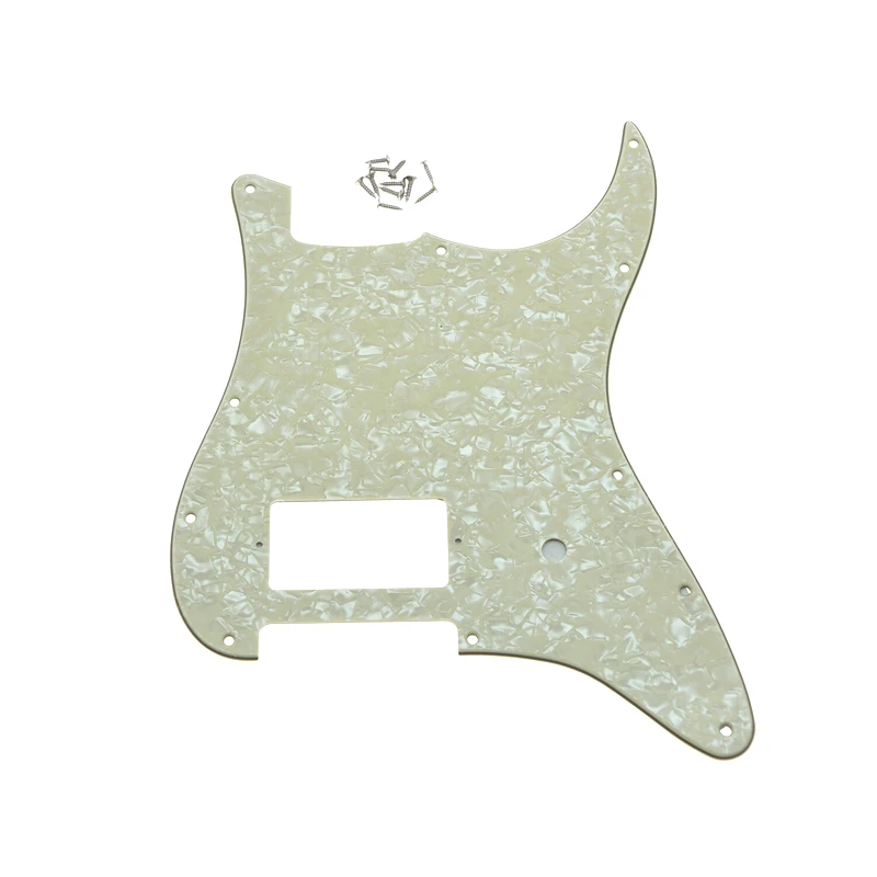 Ohello Aged White Humbucker Guitar Pickguard for Strat ST Scratch Plate for Fender Delonge for Stratocaster Guitar Accessories