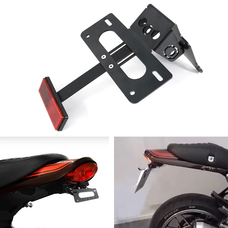 For Kawasaki Z900RS 2018 2019 2020 2021 2022 2023 2024 Motorcycle Rear Tail Tidy Fender Eliminator License Plate Holder Bracket