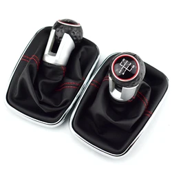 For Volkswagen VW 1999-2004 Golf 4 IV MK4 GTI R32 Bora Jetta 5 Speed 12mm Car Gear Shift Knob Lever Shifter Gaitor Boot