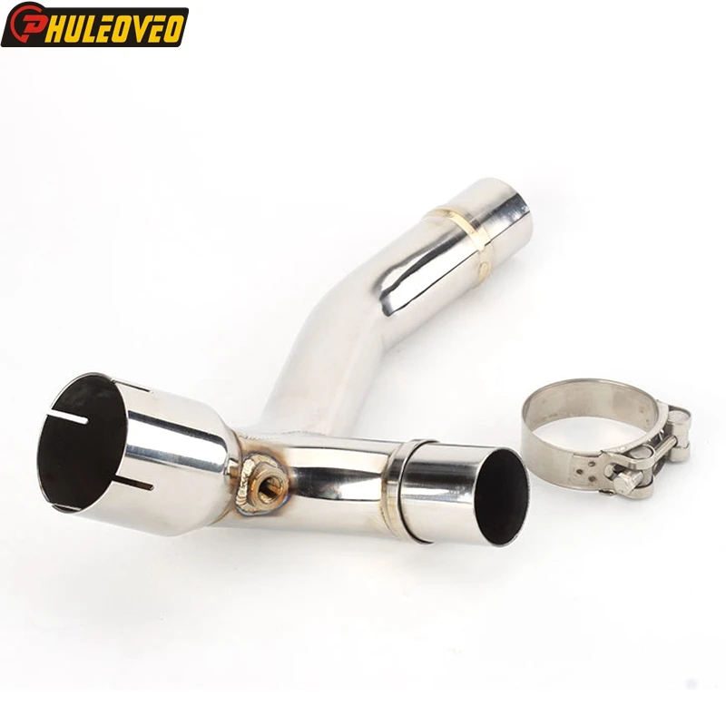 For Suzuki GSXR1000 GSX-R1000 2009-2011 K9 Y Type Middle Link Pipe Motorcycle Exhaust Silencer Muffler Connect Pipe for GSXR1000