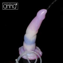 Big Knot Squirting Function Dildo Ejaculating Penis Teantacle Octopus Anal Butt Plug Pleasure Stimulator G-spot Vagina Dildos