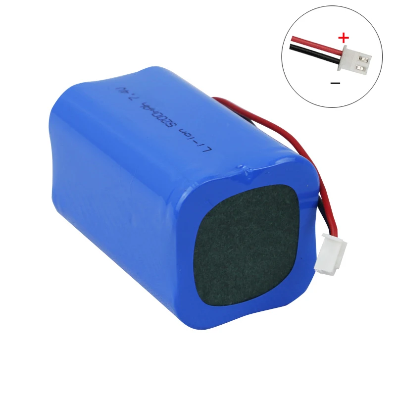 7.4V 5200mah lipo battery pack 18650 7.4V battery XH2.54 Plug with protection board for RC Toy Electric toys security facilities