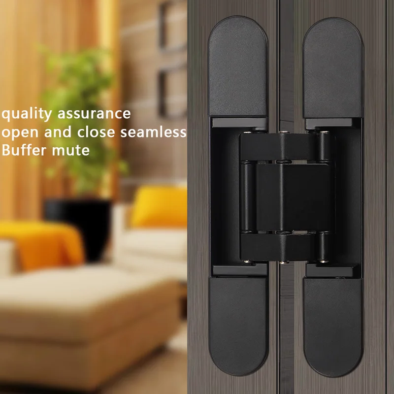 TOPKONRR Hinged Door Hinged Furniture Fittings Hidden Wooden Door Folding Door Adjustable Hidden Form Bearing Capacity Of40 80Kg