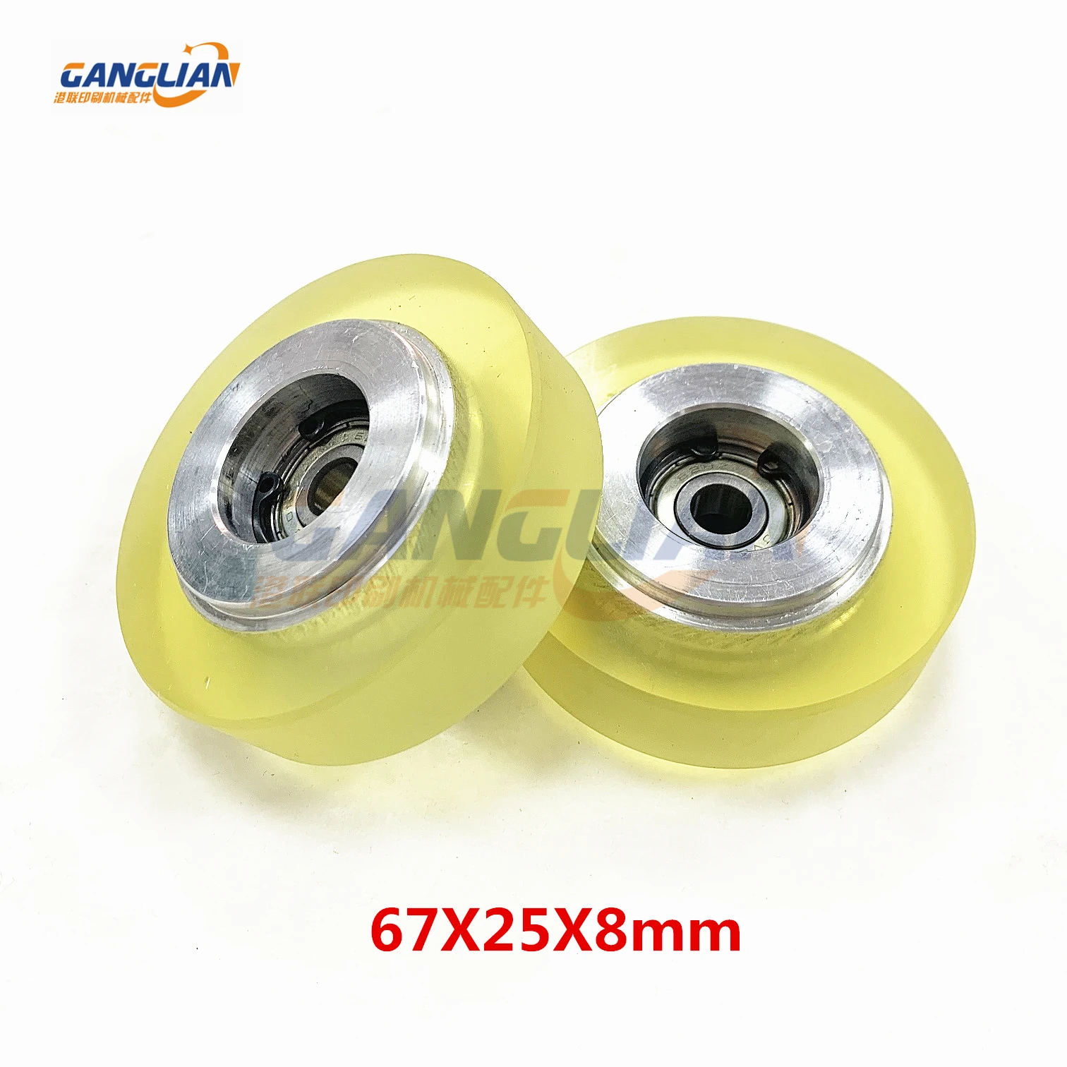 1 piece Die Cutting Machine Rubber Wheel 67X25X8mm Gilding Press Hot stamping machine
