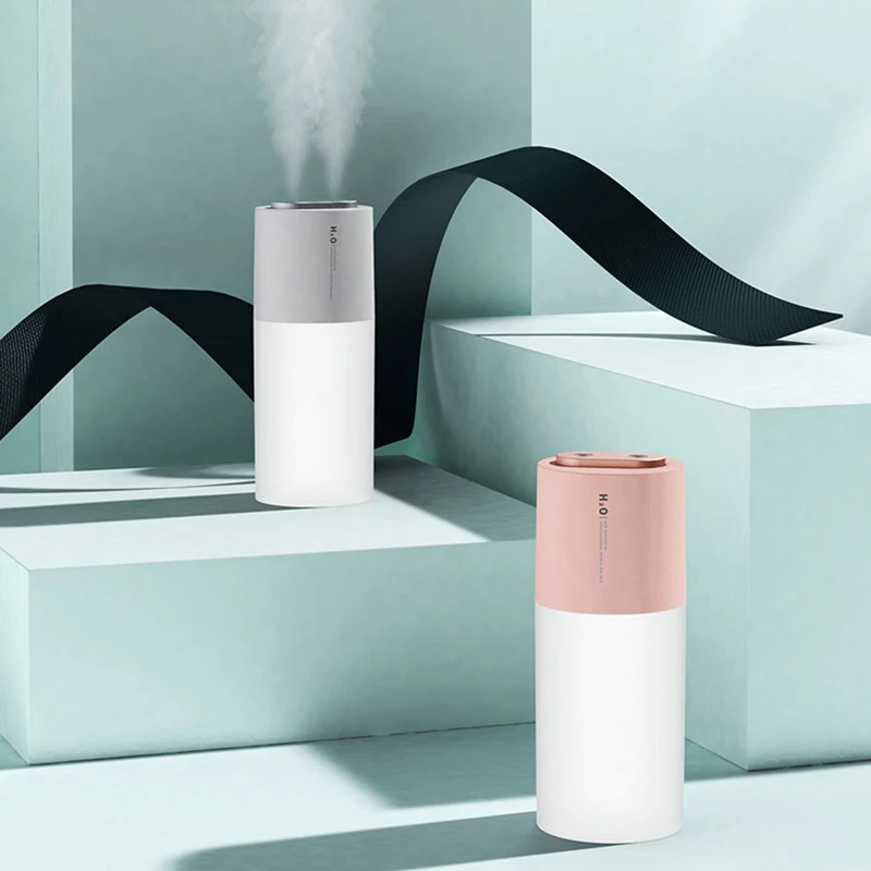 DOROSIN 400ml Luftbefeuchter USB Mini Diffusor Doppel Spray Düse Gebaut-in Batterie Kleine Sprayer Nebel Maker Wiederaufladbare