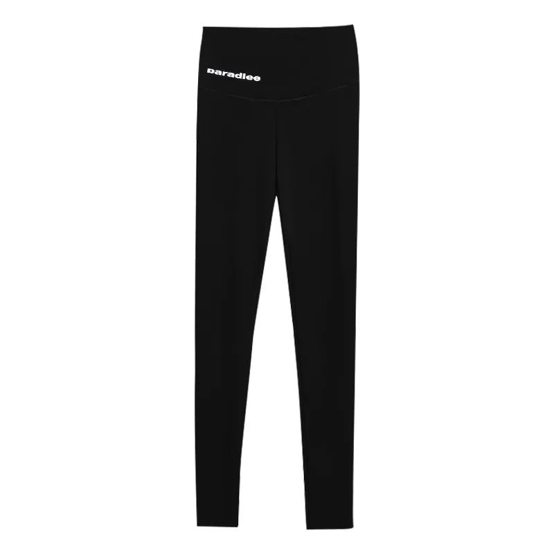 Leggings da donna Formiche Pelle di squalo Vita alta Sollevamento fianchi Addome Nero Inverno Caldo addensato Pantaloni da yoga elastici Fodera in peluche