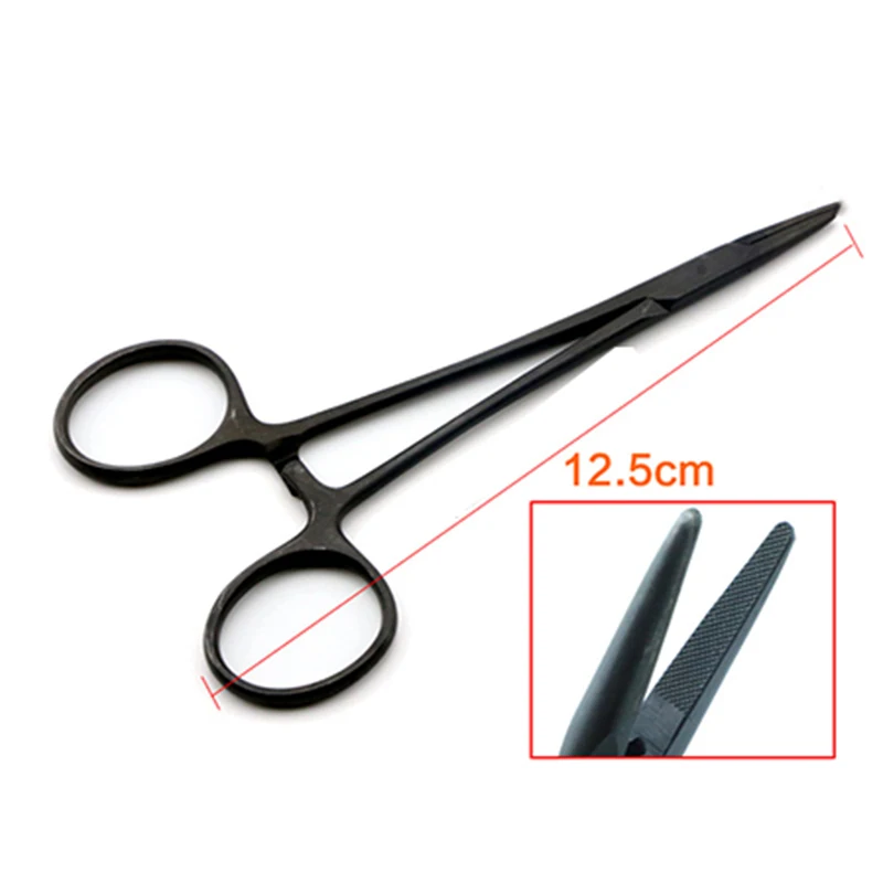 Gold Handle Needle Holder Forceps Surgical Tools for Double Eyelid Suture Embedding Medical Pliers Inertial Balance Design