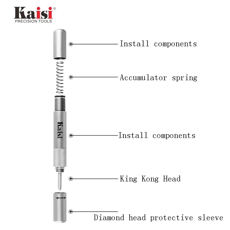 Kaisi Blasting Demolishing Pen for iPhone 11 12 pro max Rear Housing Glass Break Crack Back Cover Glass Lens Demolishing Pen