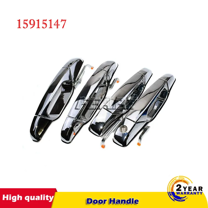 

Outside Door Handle Front Rear Left Right For 2007-2014 Chevrolet GMC Cadillac Escalade Avalanche Tahoe Silverado Sierra Yukon